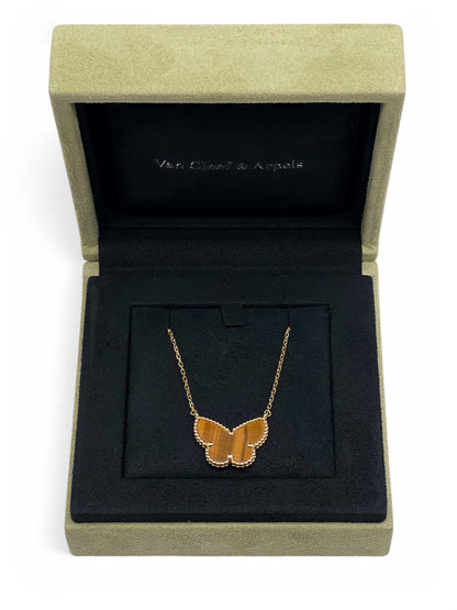 Van Cleef &amp; Arpels - Pendentif Lucky Alhambra Papillon Œil de T