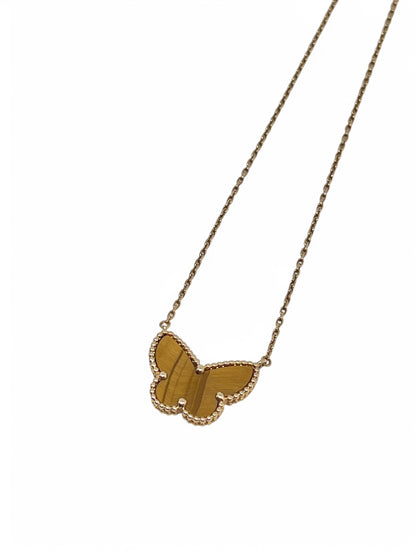 Van Cleef &amp; Arpels - Pendentif Lucky Alhambra Papillon Œil de T