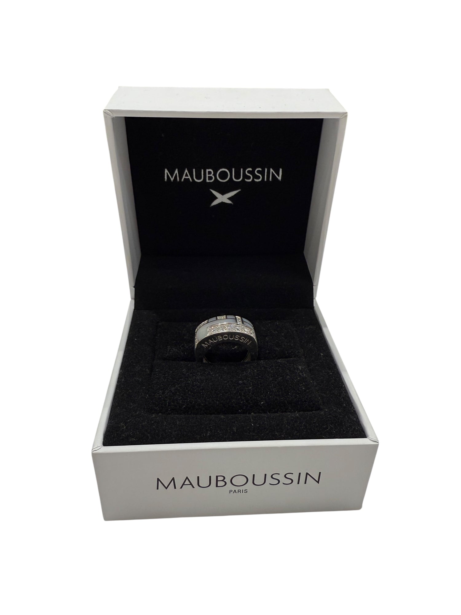 Bague Alliance Bellissime Mauboussin Or Blanc Bague Mariage