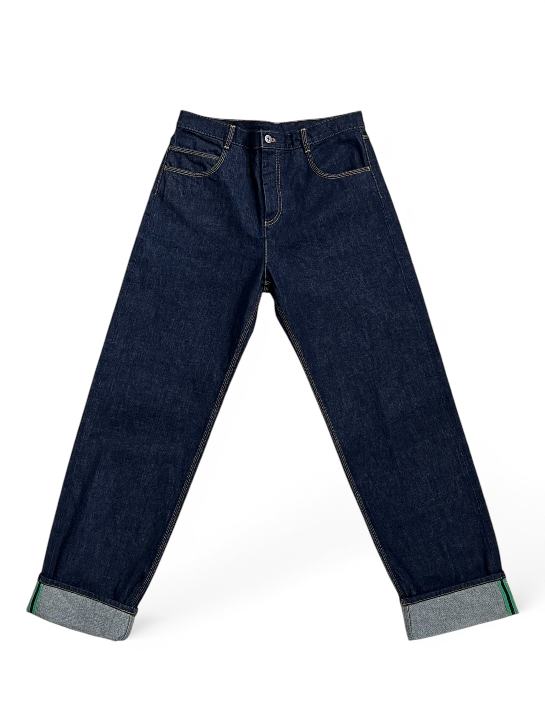 デニム/ジーンズ bottega veneta denim pants 42 Bottega Veneta - Raw Denim Jeans Size 42 | Perfect Condition – Les