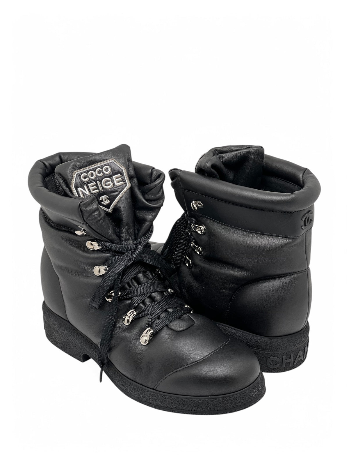 Chanel - Boots Coco Neige T40C