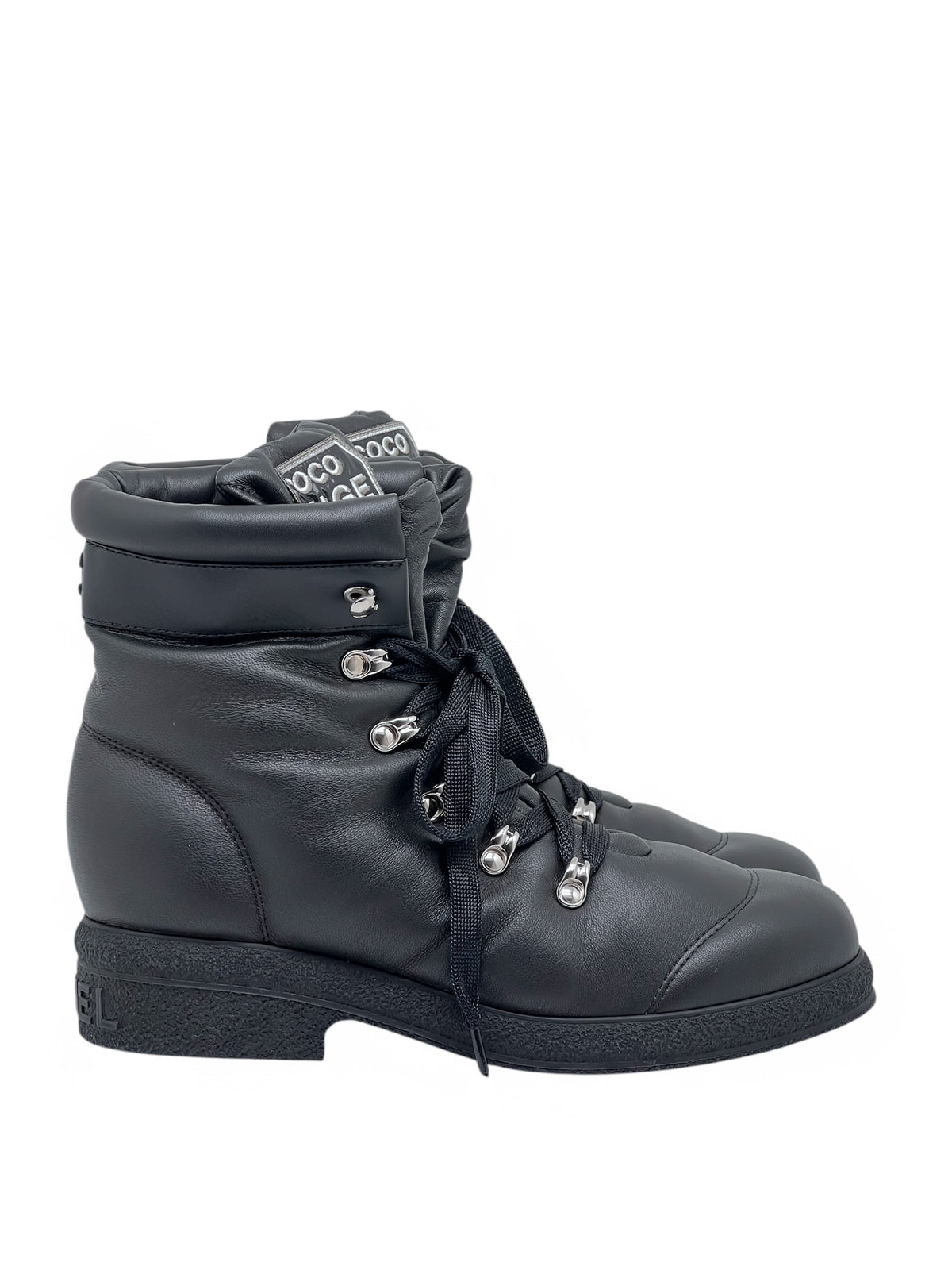 Chanel - Boots Coco Neige T40C