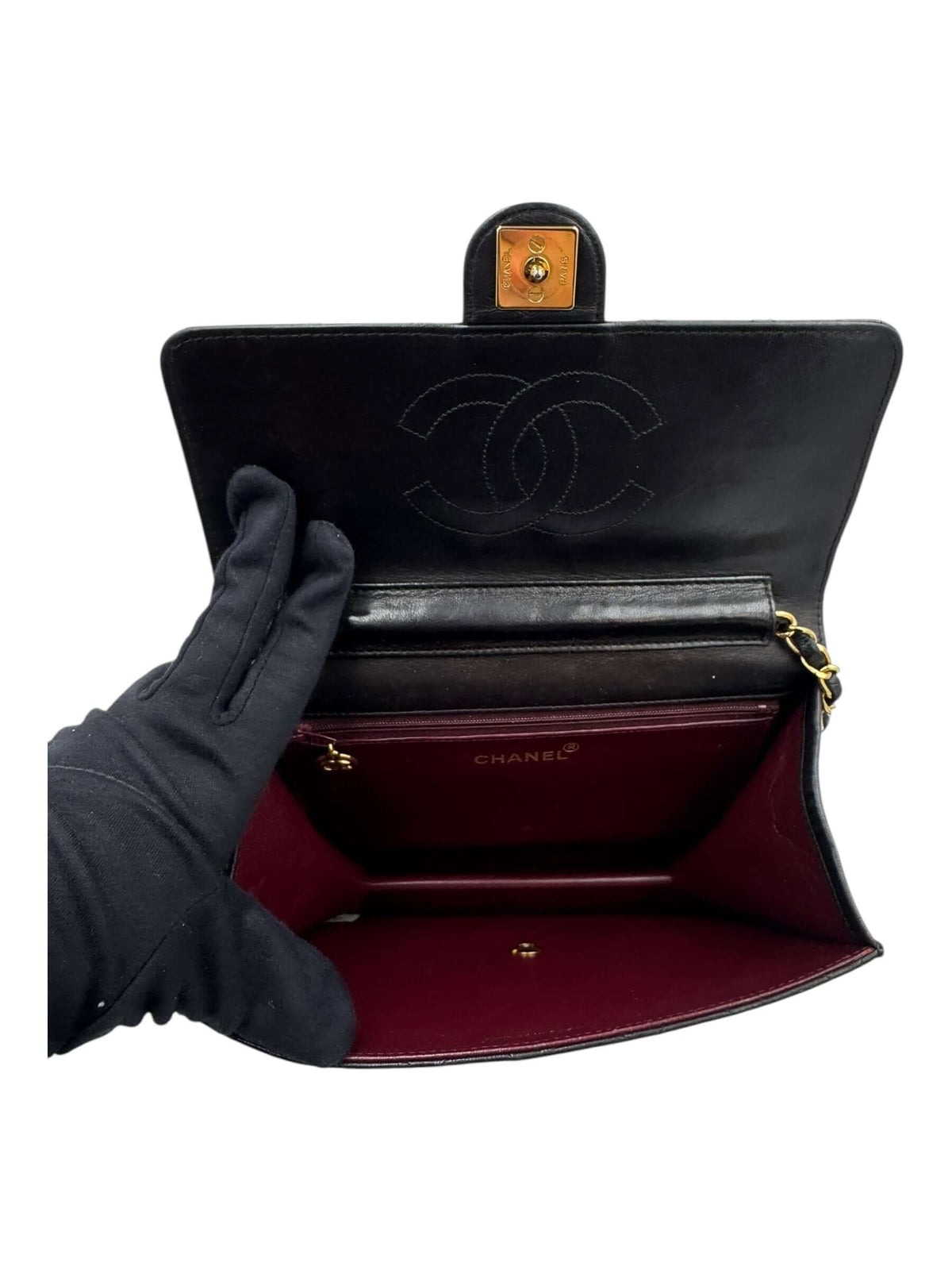 Chanel - Sac Flap Bag schwarz