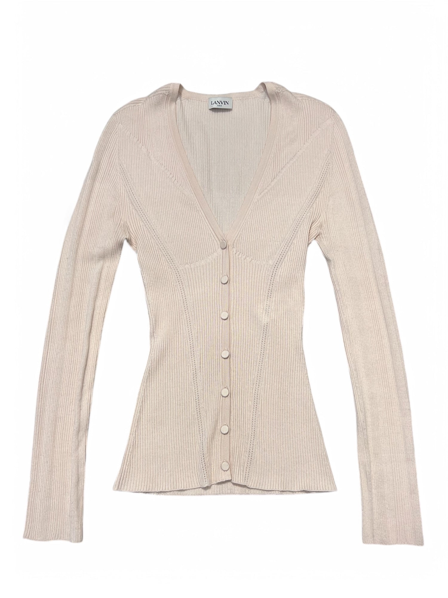 Lanvin - Cardigan Rose Pâle T36