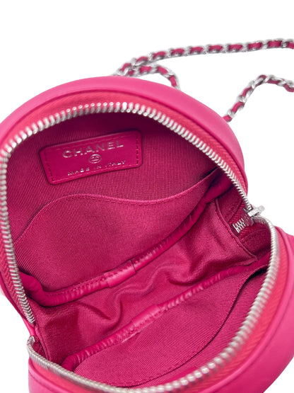 Chanel - Sac Round an Kette Rose