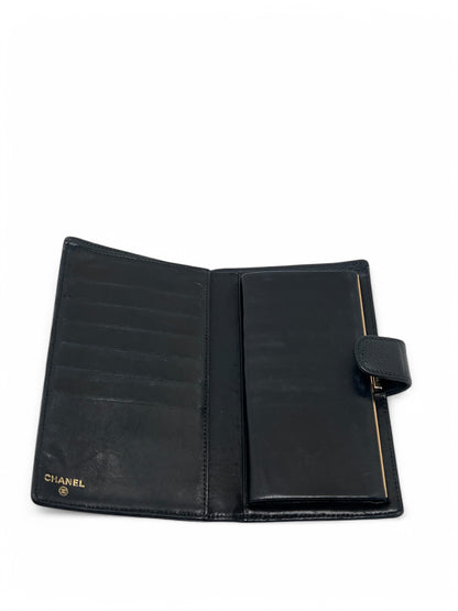 Chanel - Portefeuille cuir caviar