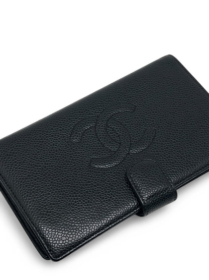 Chanel - Portefeuille cuir caviar