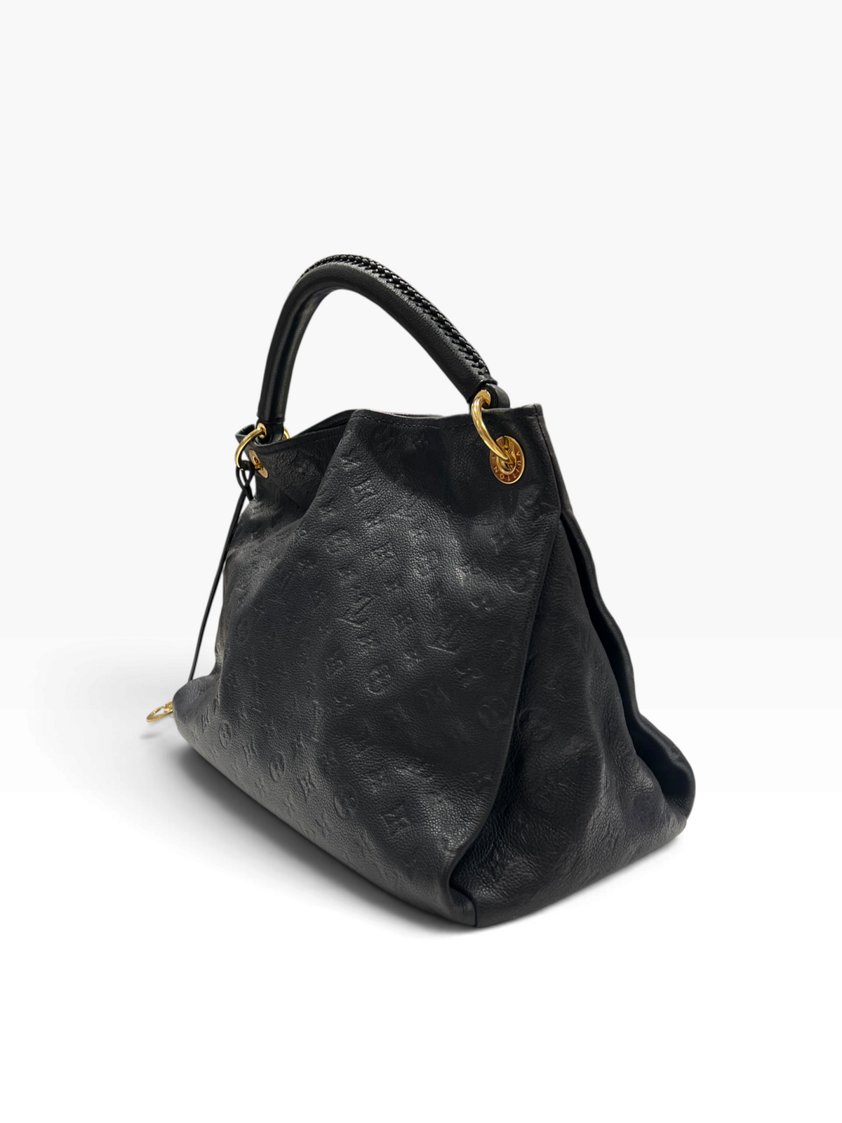 Louis Vuitton - sac Artsy cuir empreinte bleu navy