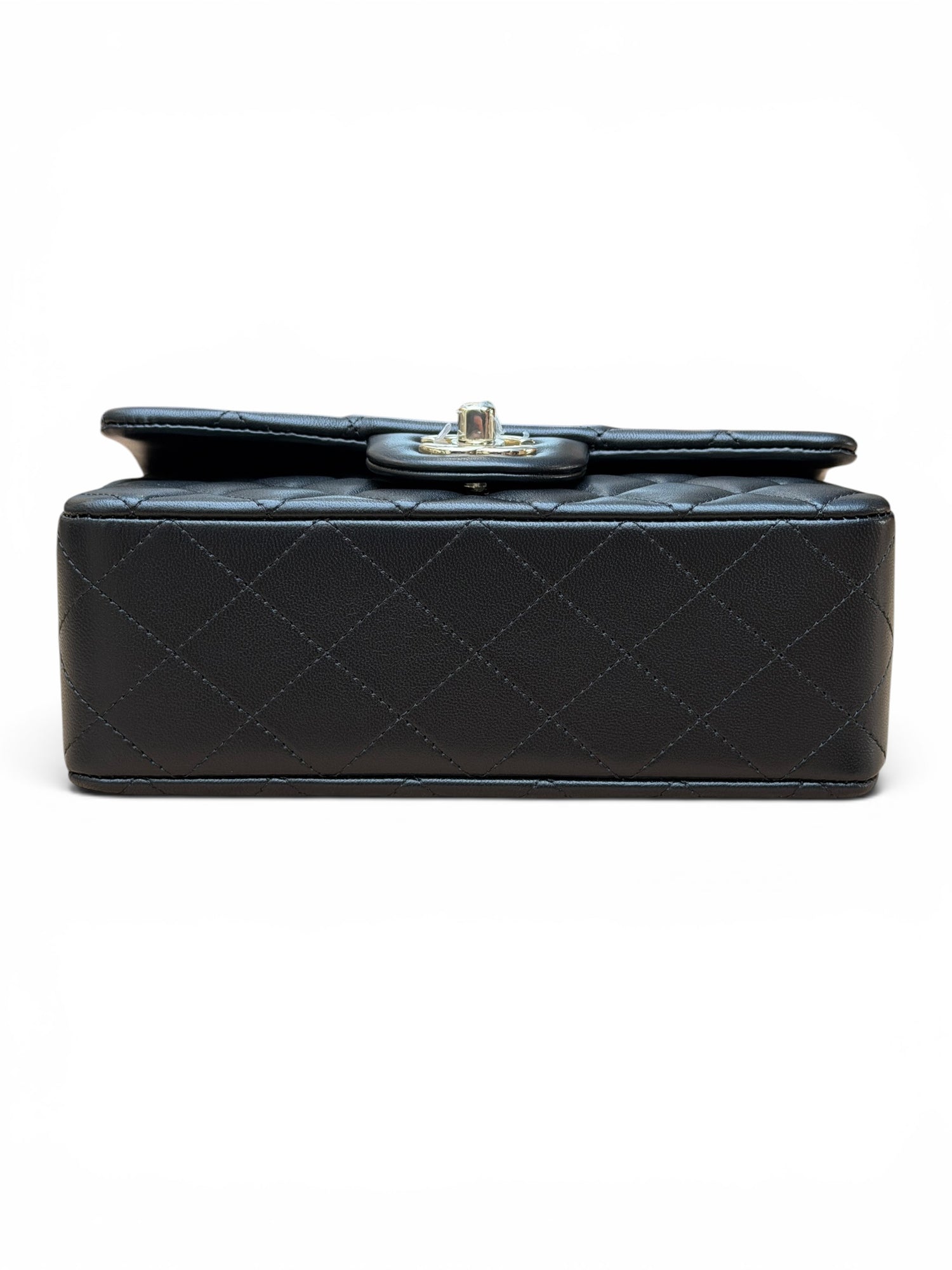 Chanel - Sac mini rectangulaire champagne