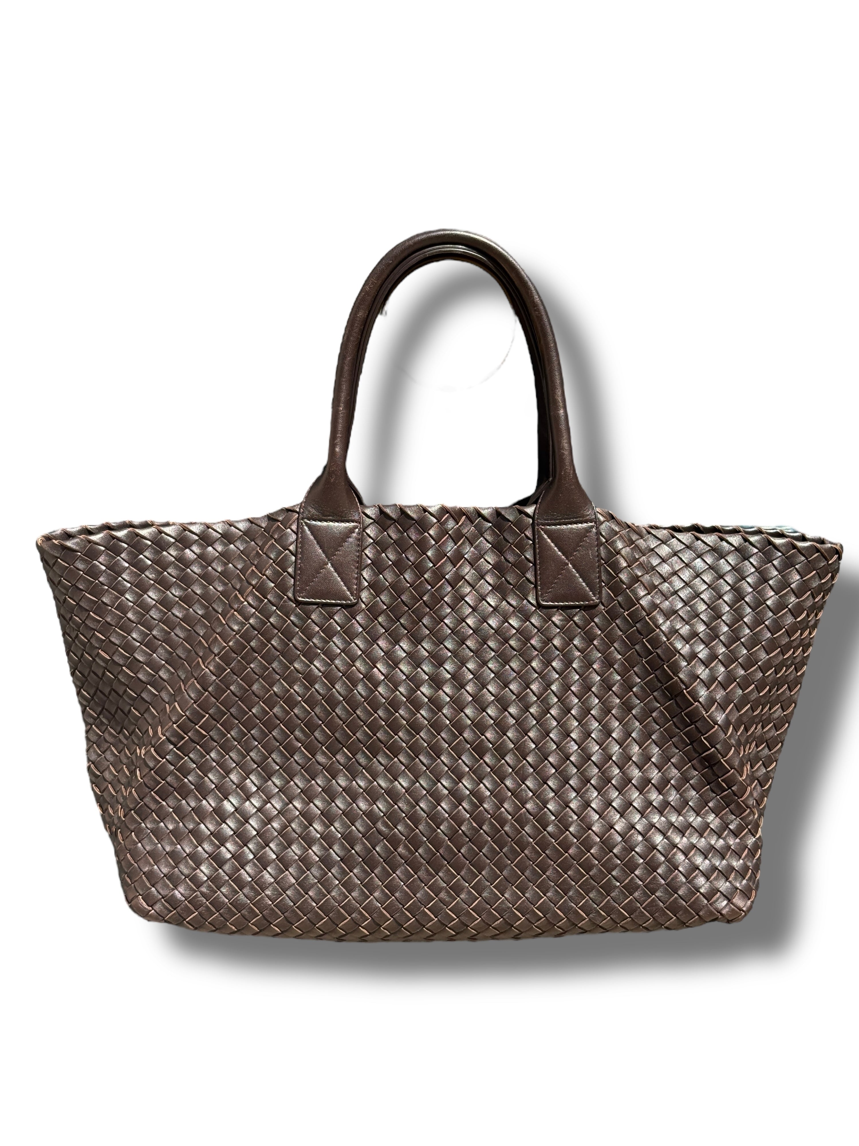 Bottega Veneta - Schokoladenfarbener Tragetaschenbeutel