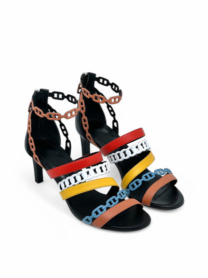 Hermès - Sandale Antibes 70 Nappa T39