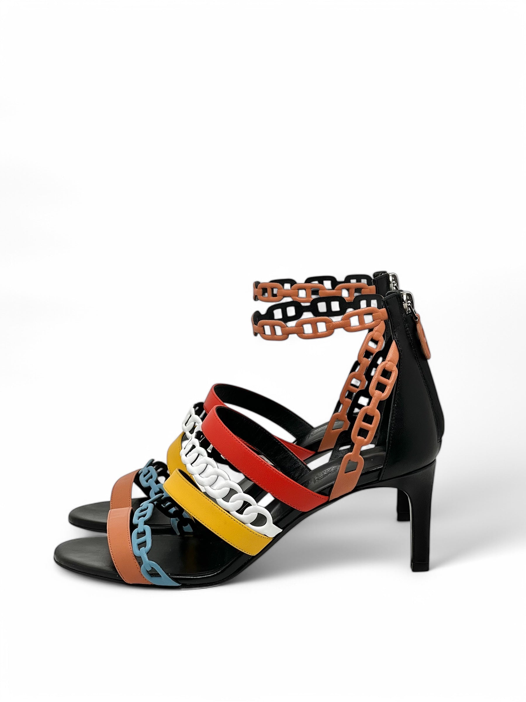 Hermès - Sandale Antibes 70 Nappa T39