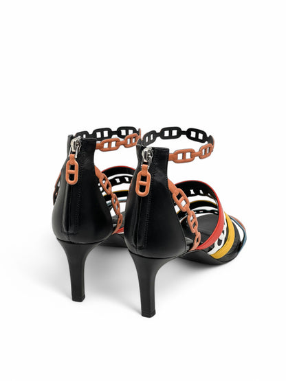 Hermès - Sandale Antibes 70 Nappa T39