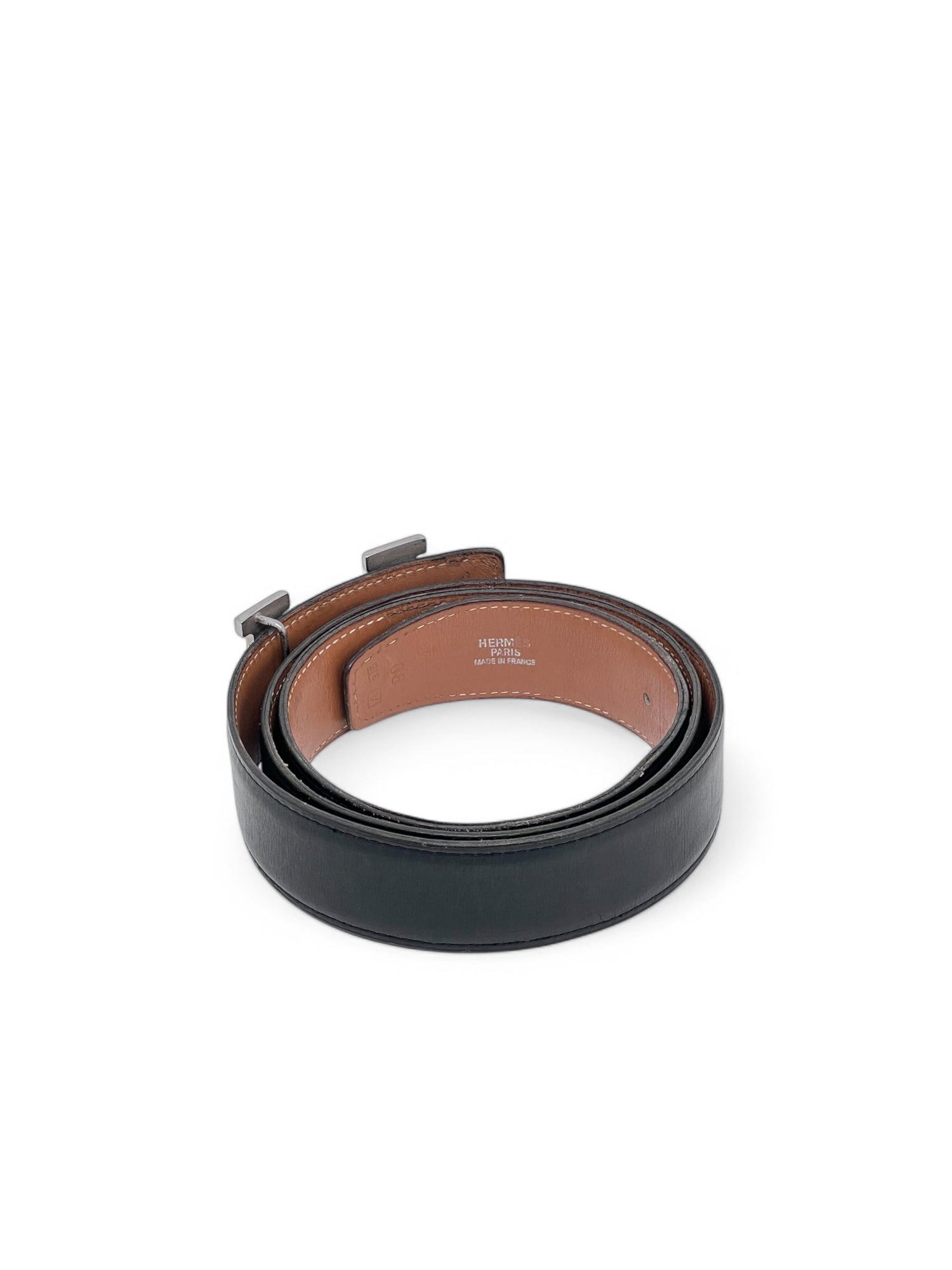 Hermès - Ceinture boucle H T90