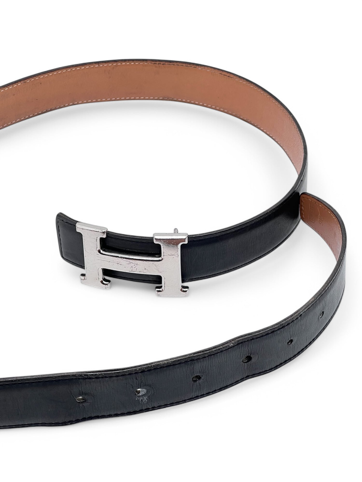 Hermès - Ceinture boucle H T90