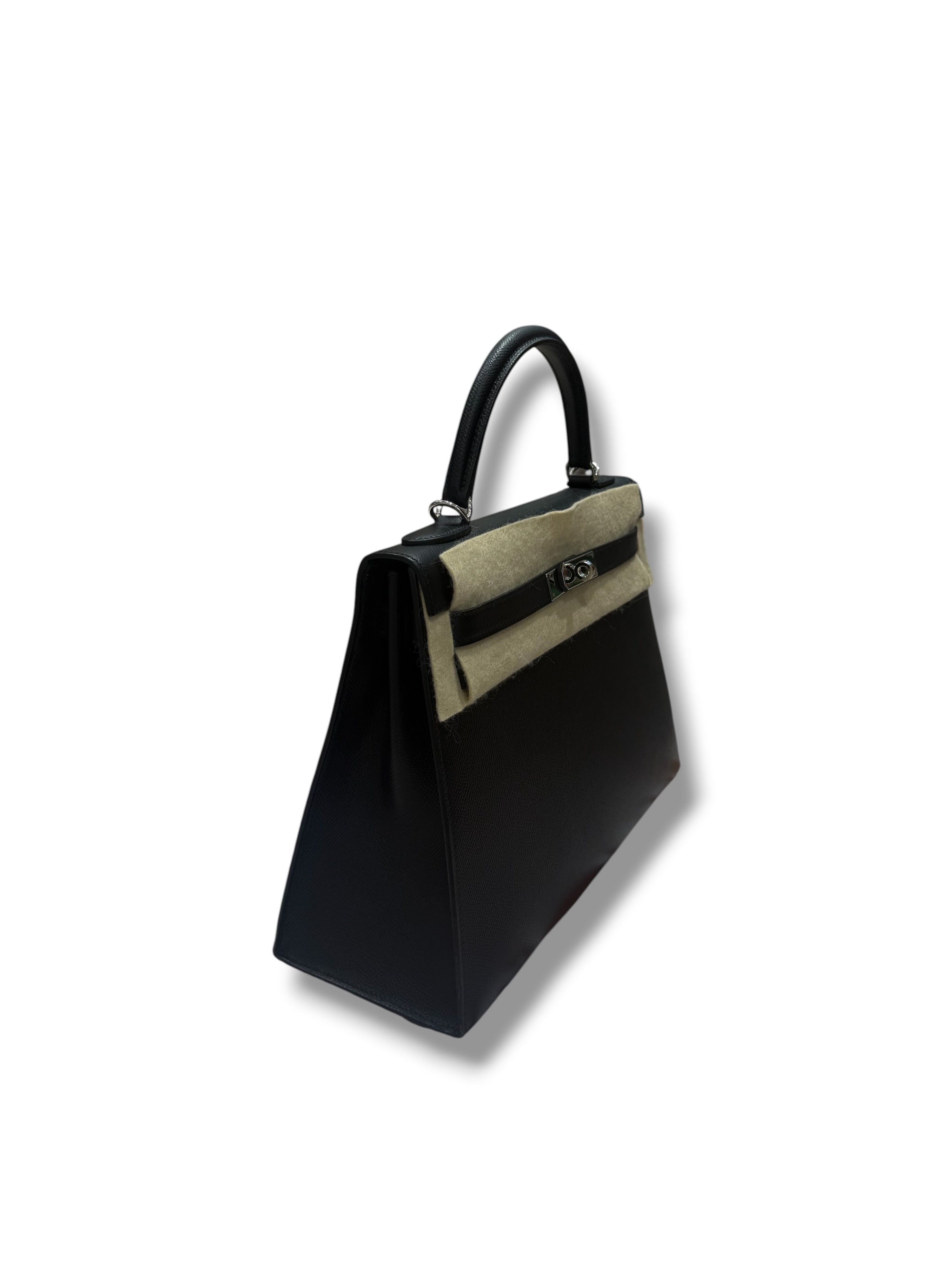 Hermès - Sac Kelly II sellier 32 epsom Noir