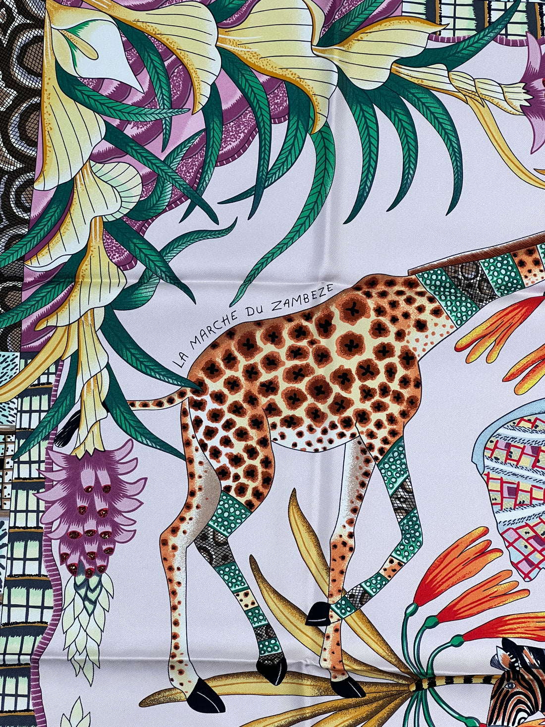 Hermès - Carré 90 « La Marche du Zambeze »