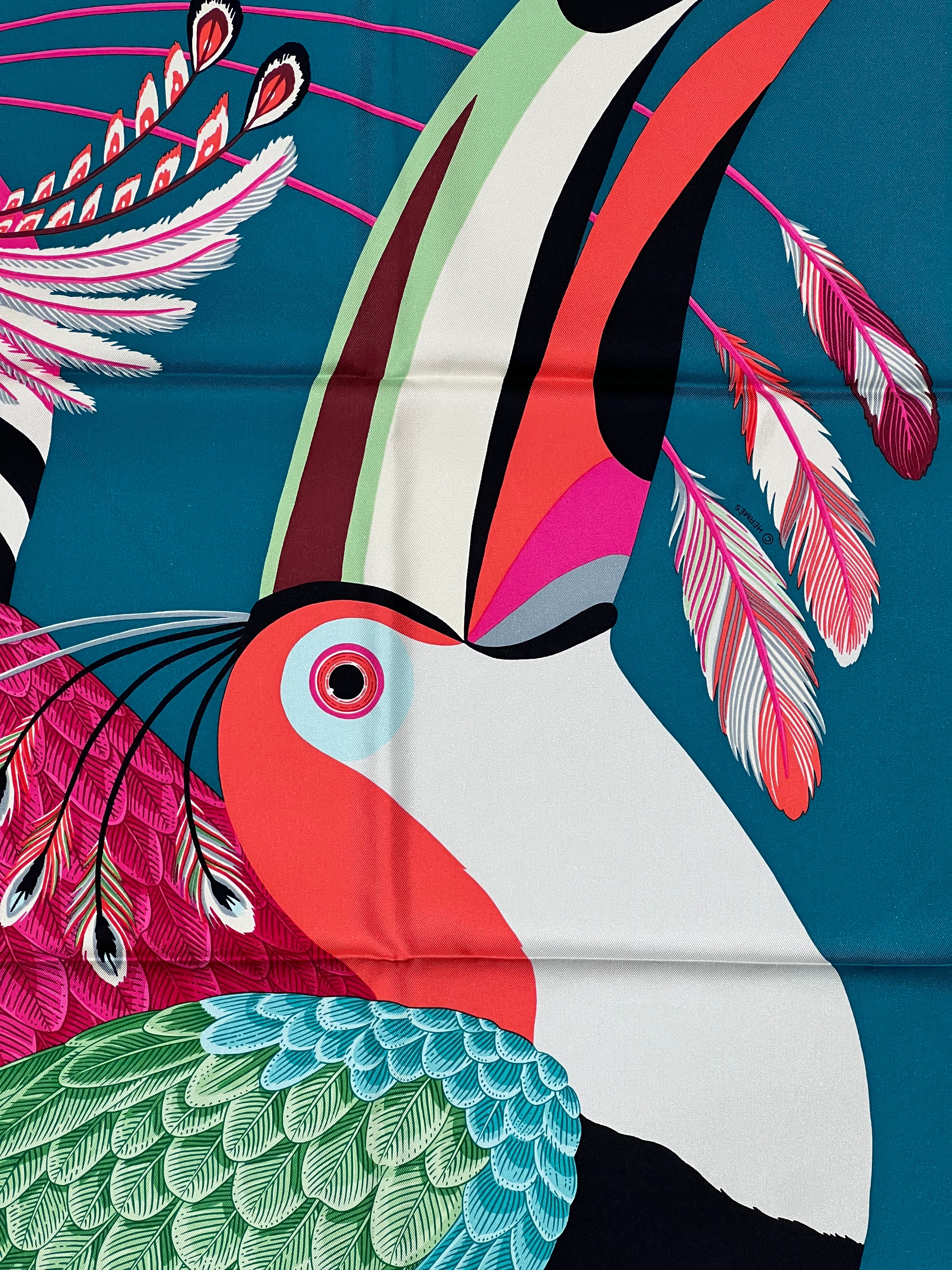Hermès - Carré 90 « Toucans de Paradis »