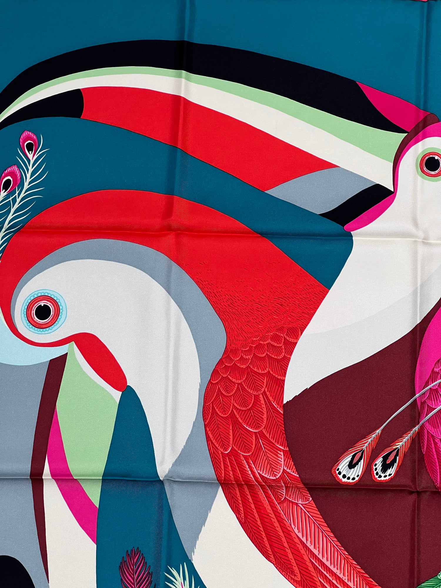 Hermès - Carré 90 « Toucans de Paradis »