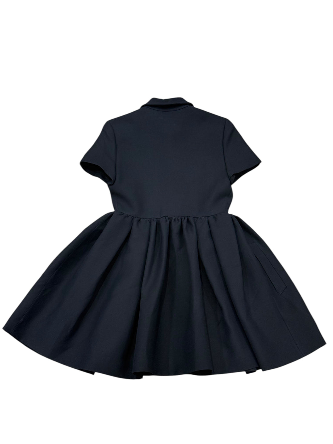 Christian Dior - Robe manche courte à volant pièce de défilé T36