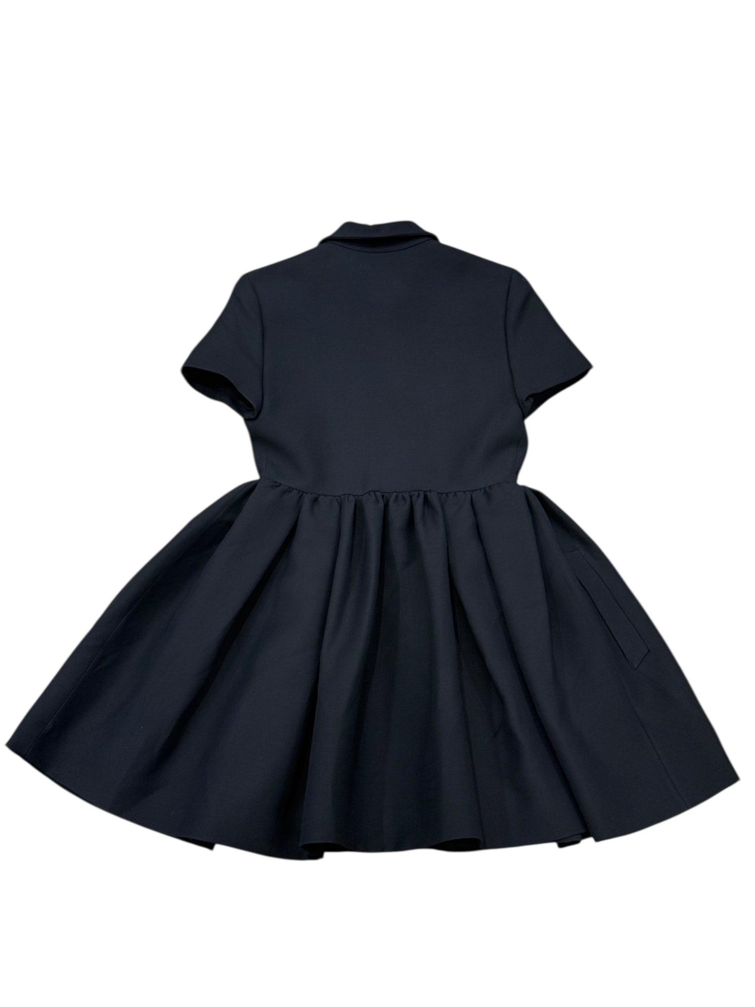 Christian Dior - Robe manche courte à volant pièce de défilé T36