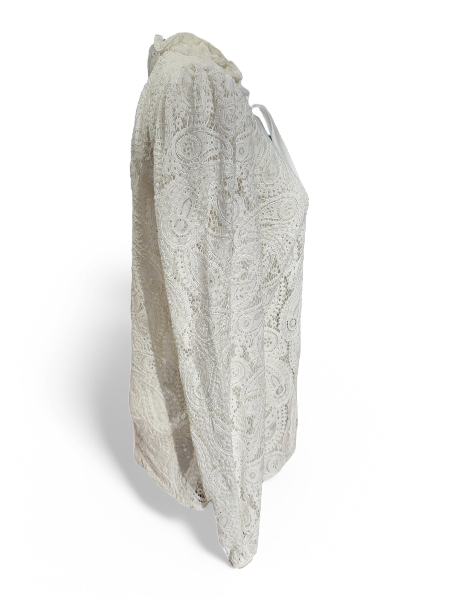 Maje - blouse dentelle T2