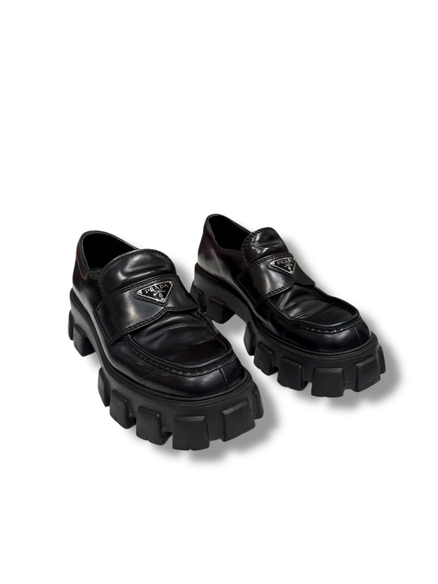 Prada Mocassin Monolith T40,5 | Les Folies d’Eugénie