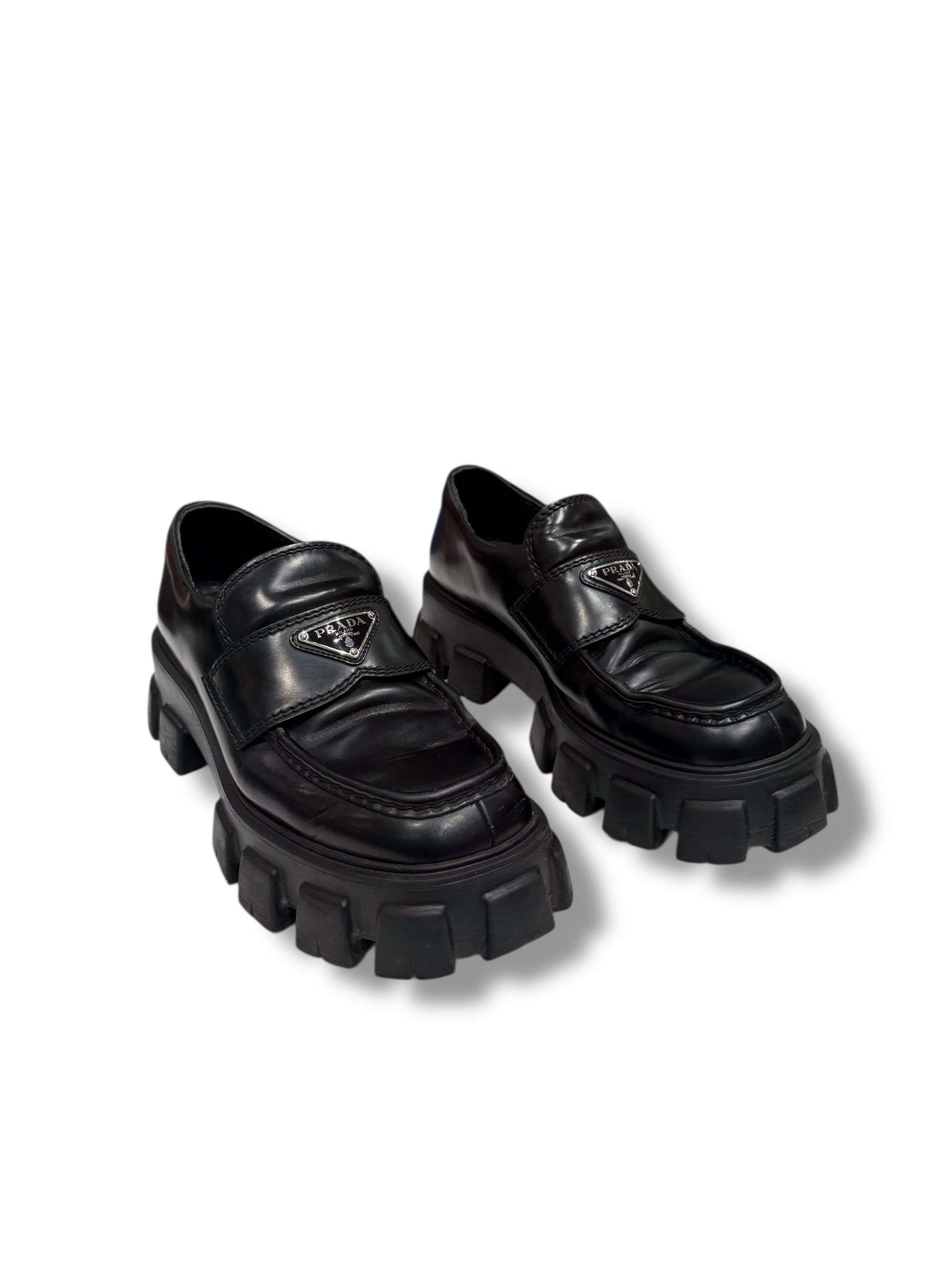 Prada Mocassin Monolith T40,5 | Les Folies d’Eugénie