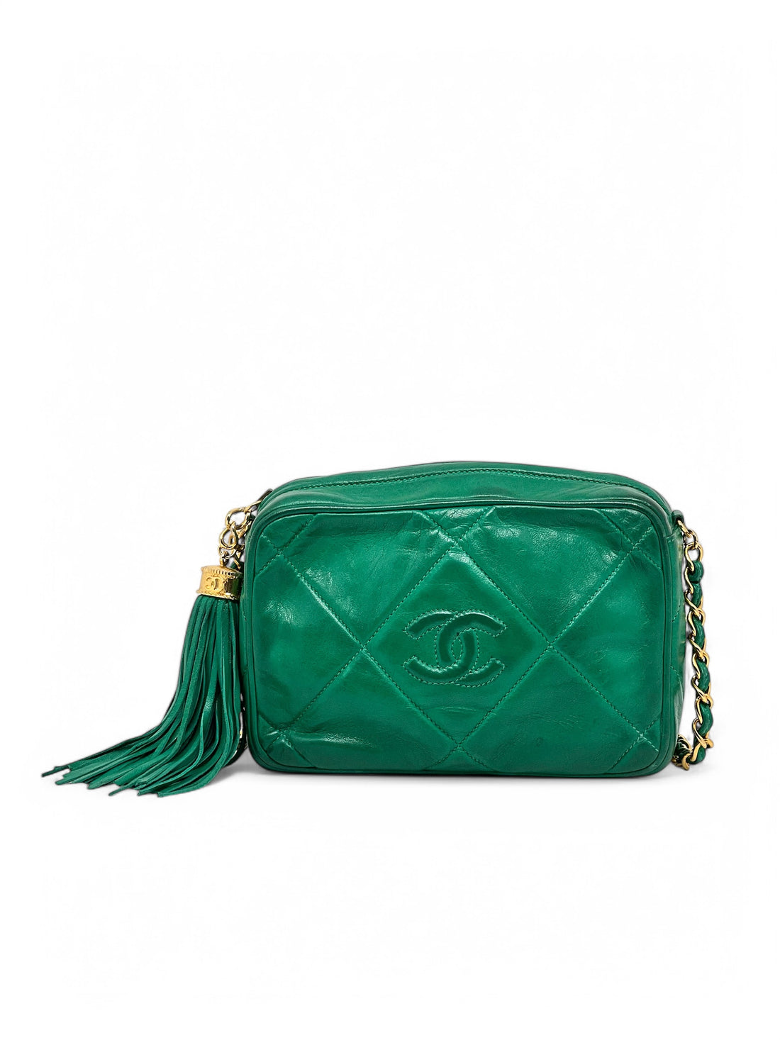 Chanel - Borsa Camera verde