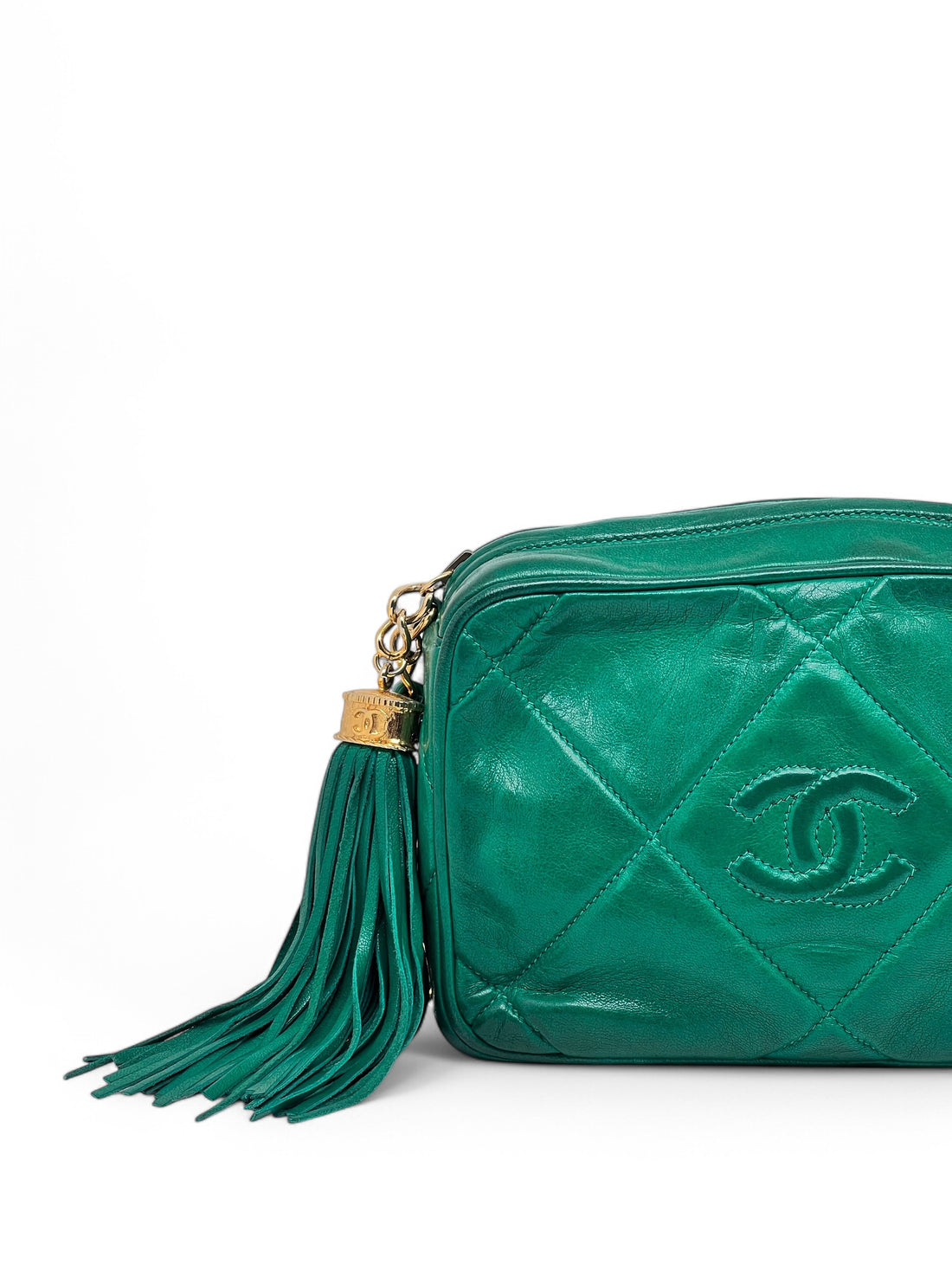 Chanel - Borsa Camera verde