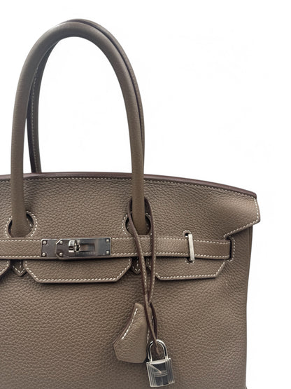 Hermès - Sac Birkin 35 étoupe 2020