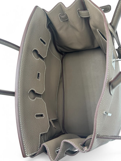 Hermès - Sac Birkin 35 étoupe 2020