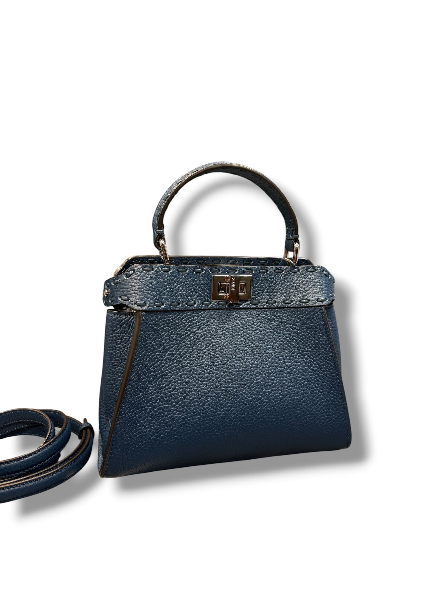 Fendi - Sac Peekaboo Iseeu bleu marine Selleria