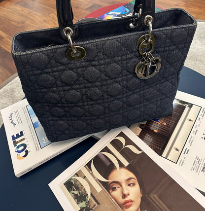 Dior - Lady Dior GM denim bag
