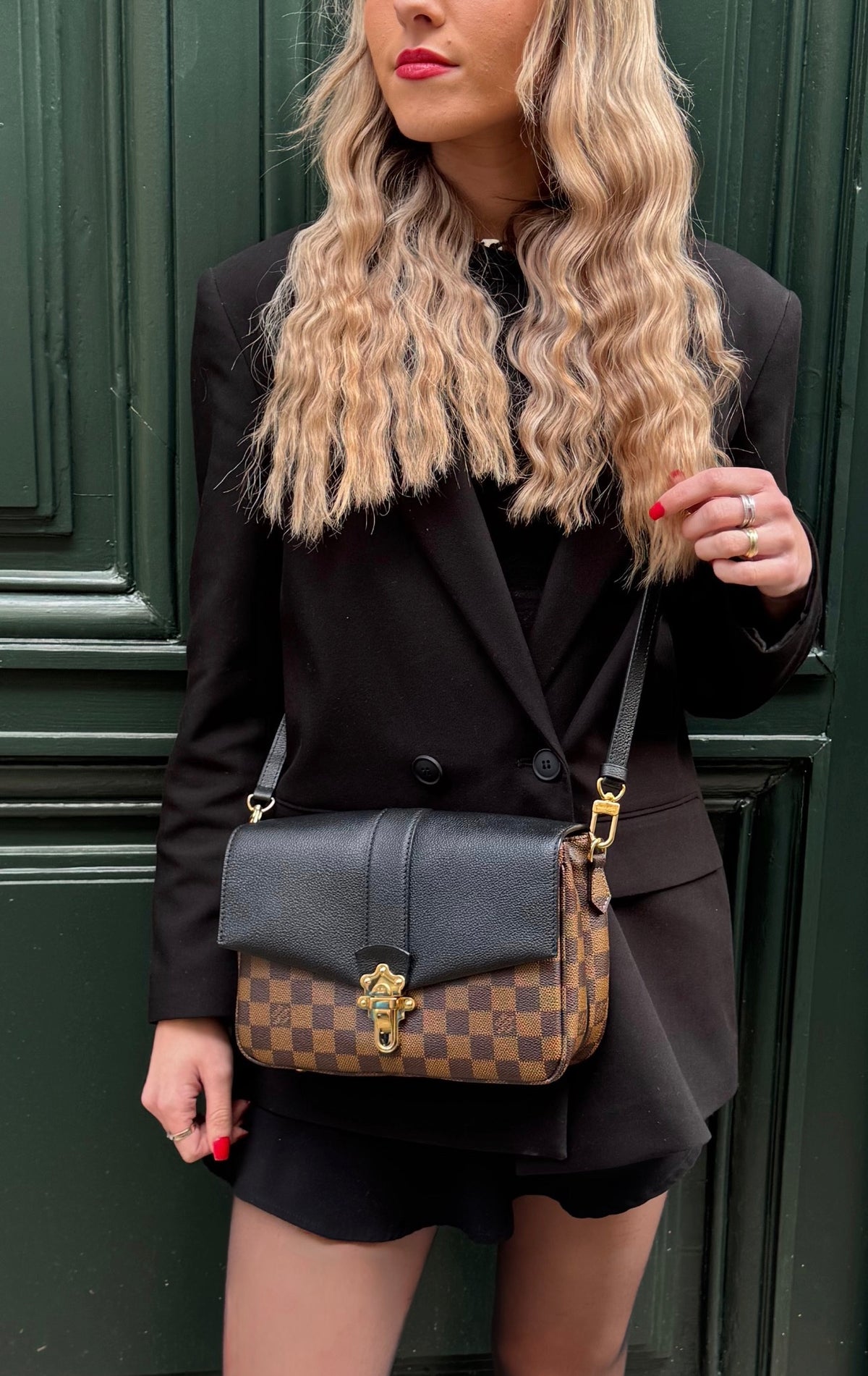 Louis Vuitton - Clapton-Tasche Damier Ébène
