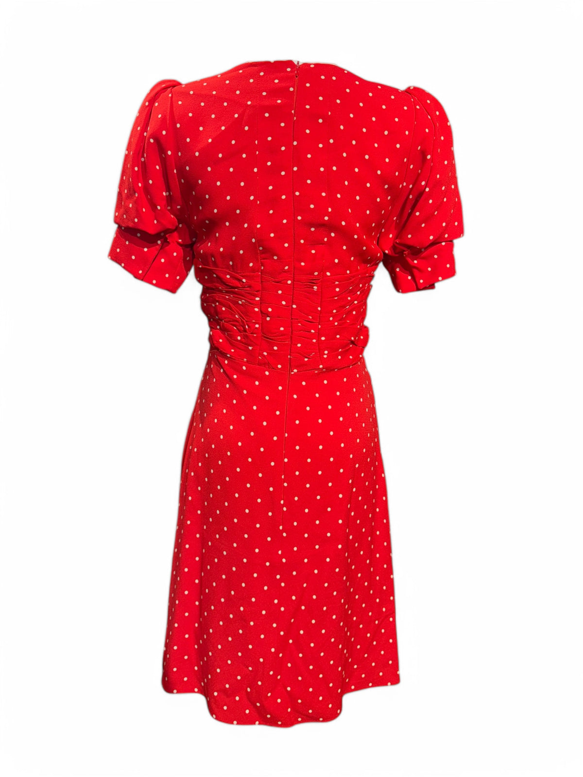 Céline - Robe à pois rouge T36