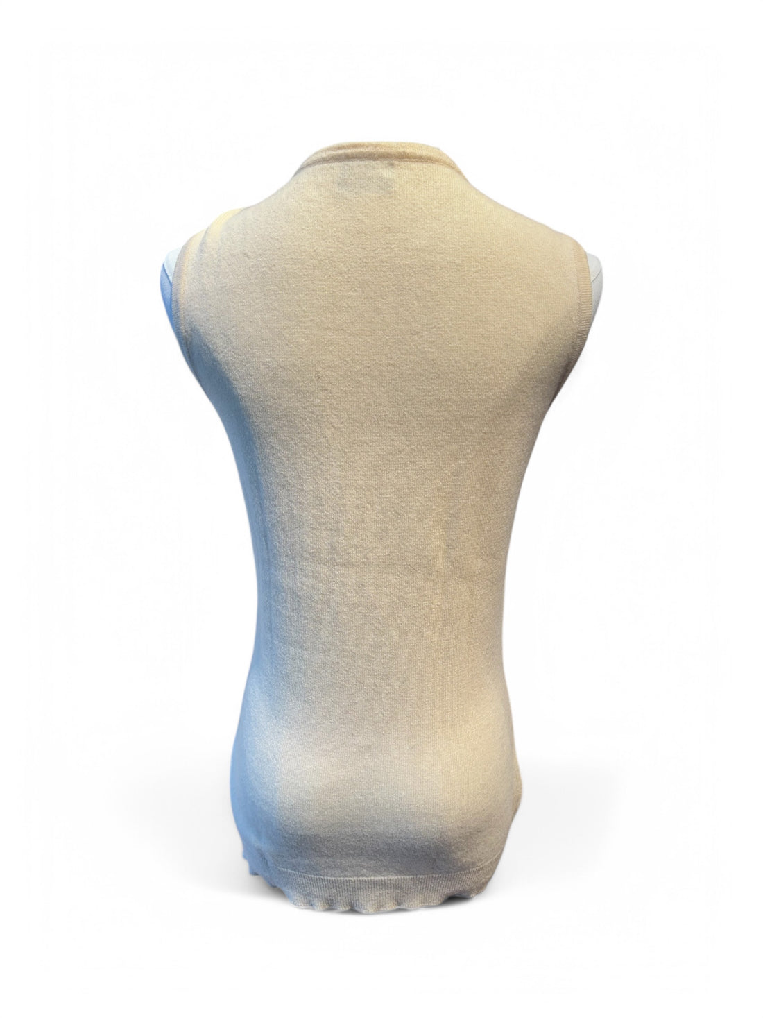 Chanel - White cashmere tank top
