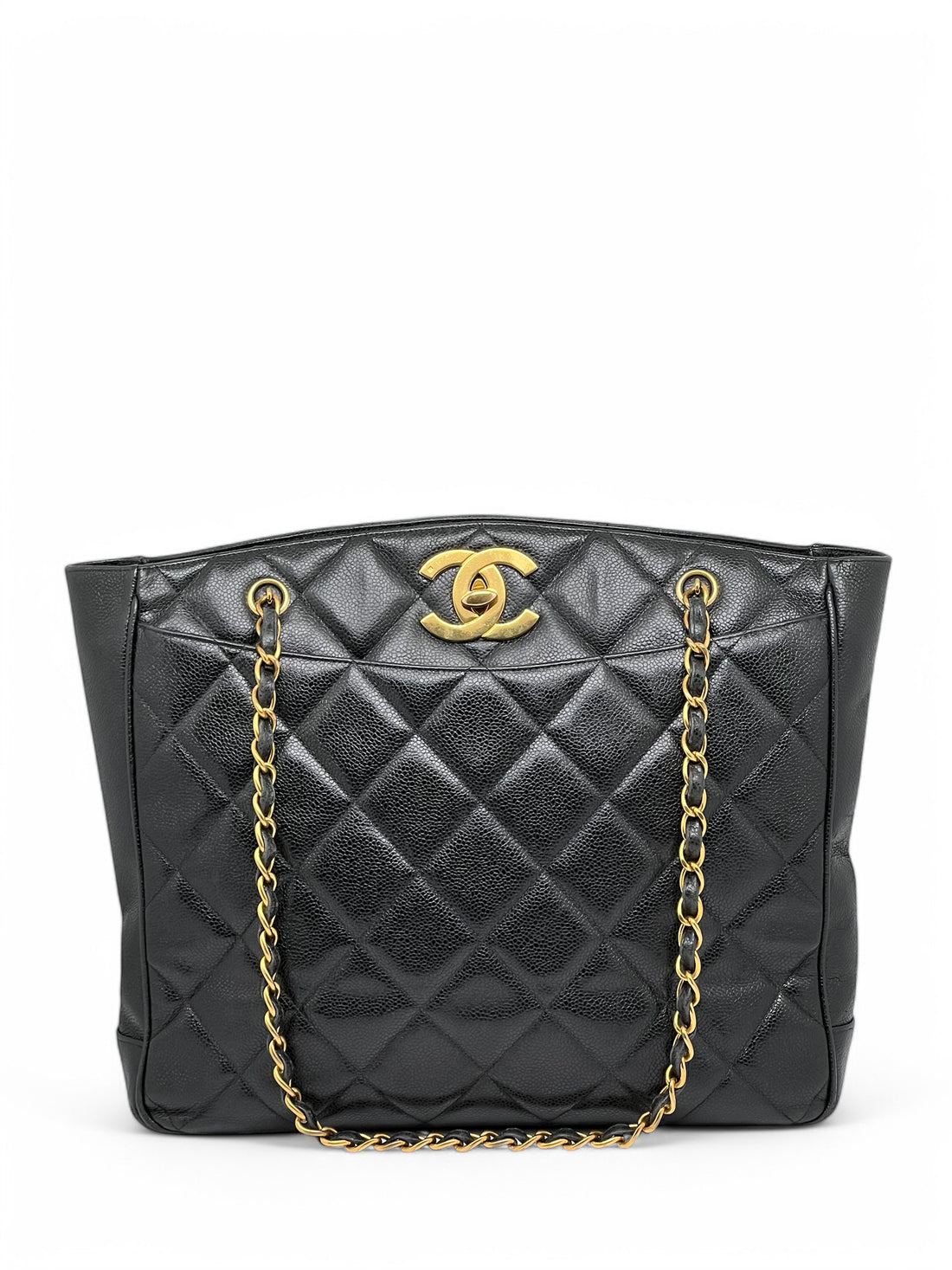 Chanel - Borsa trapuntata in pelle caviar