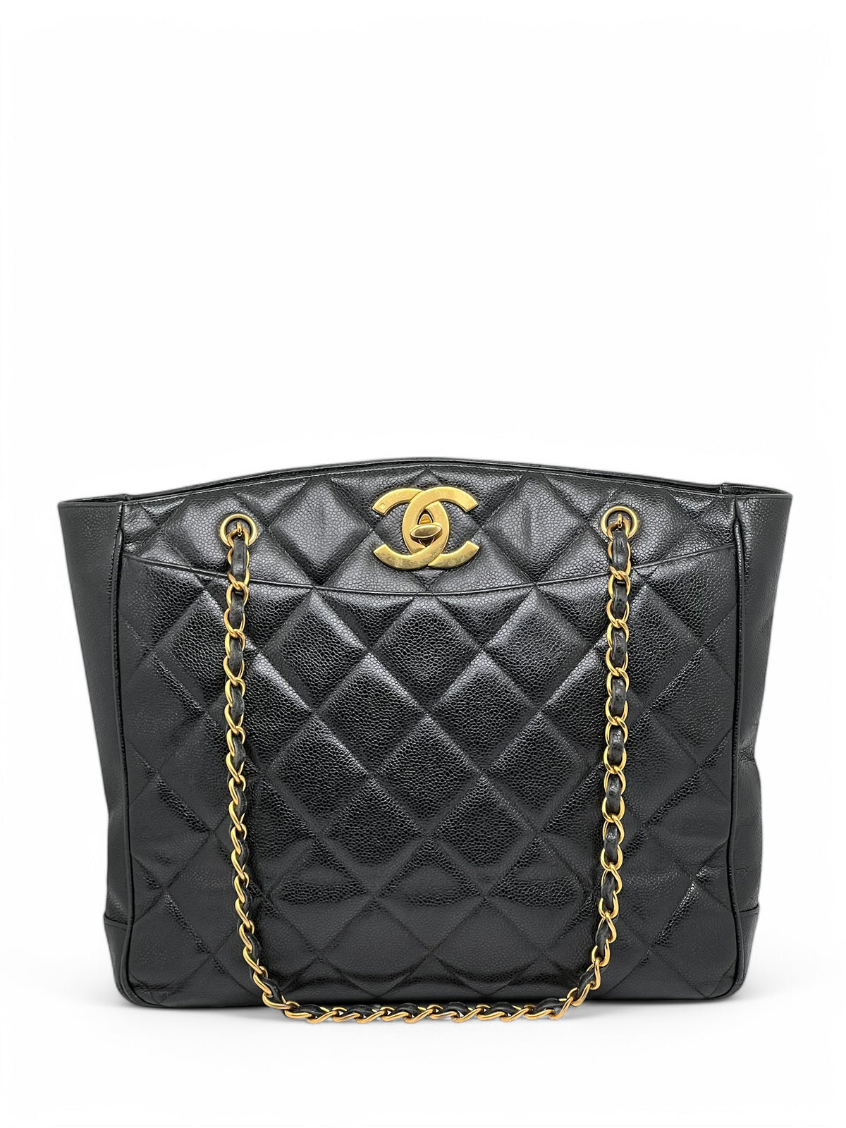 Chanel - Borsa trapuntata in pelle caviar