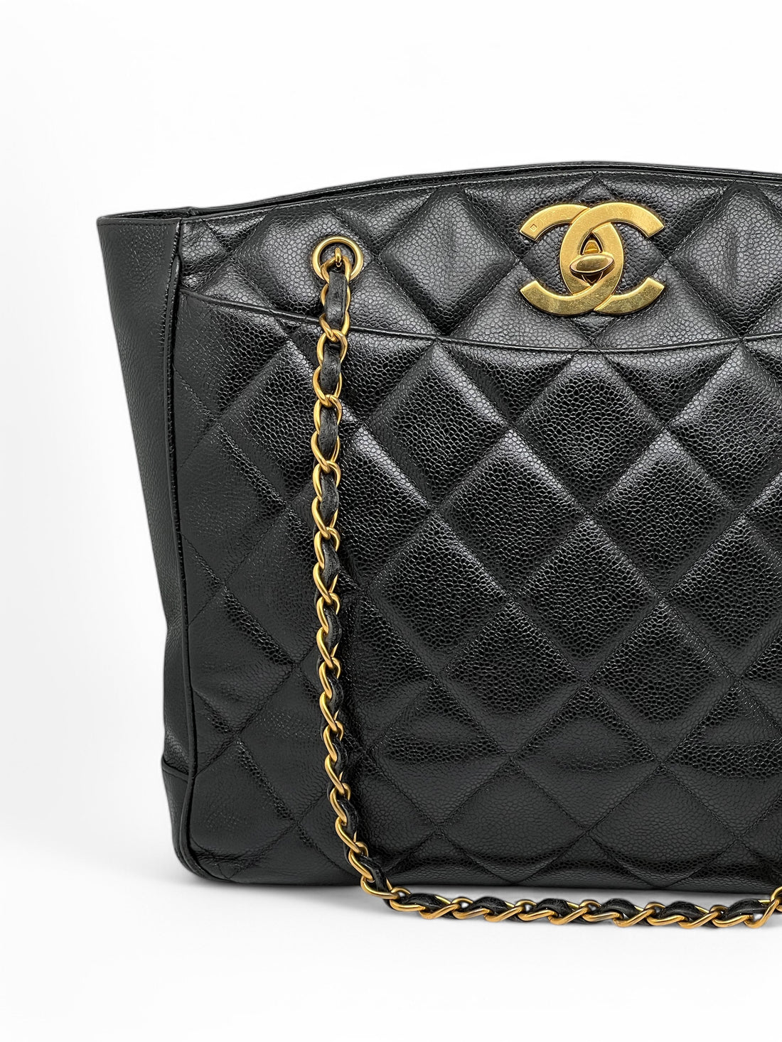 Chanel - Borsa trapuntata in pelle caviar