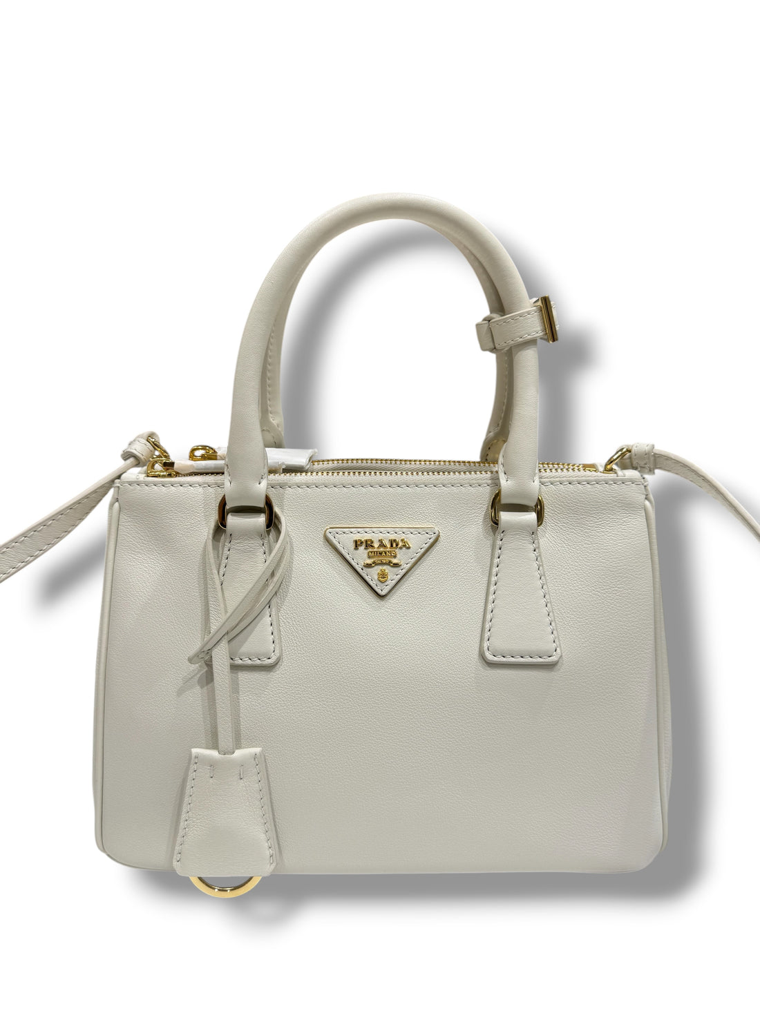 Prada - Sac Galleria Small Blanc
