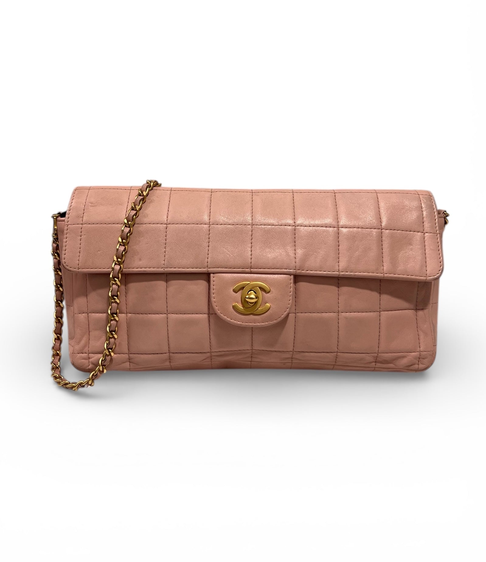 Chanel - Sac baguette collection bar rose pale
