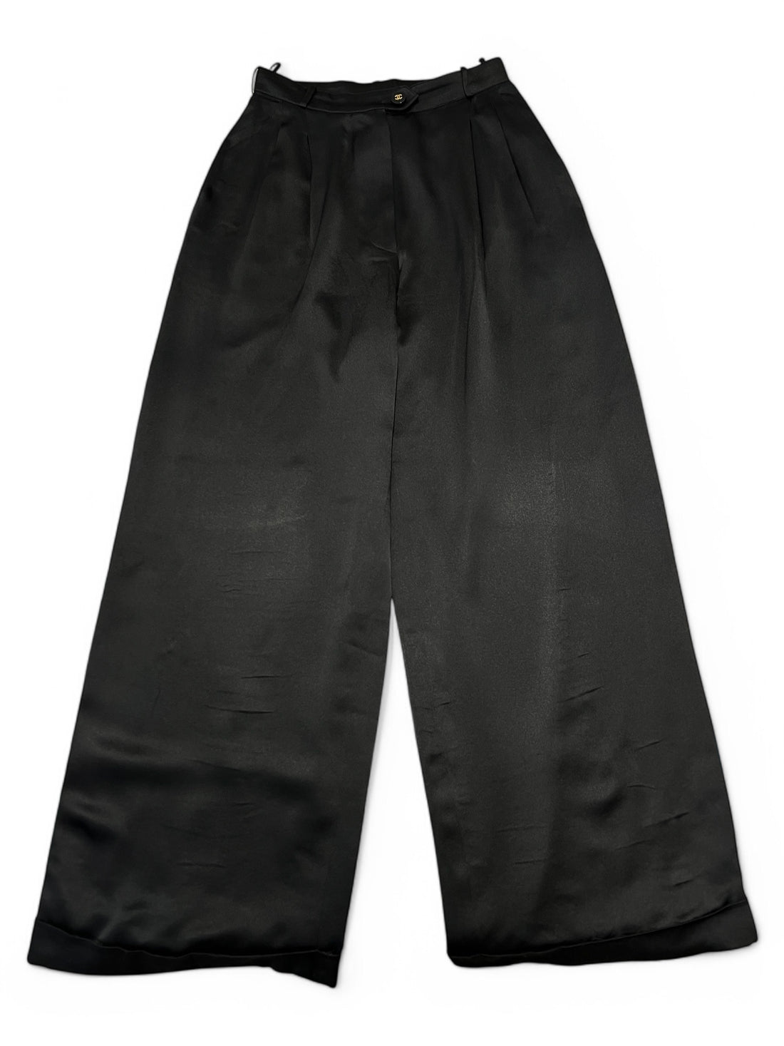 Chanel - Pantalon en soie T36