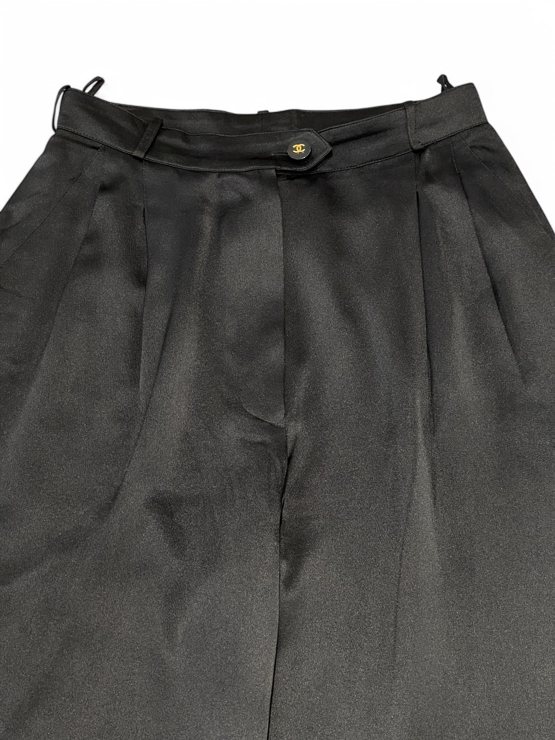 Chanel - Pantalon en soie T36