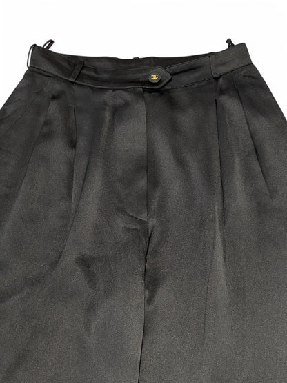 Chanel - Silk Pants Size 36