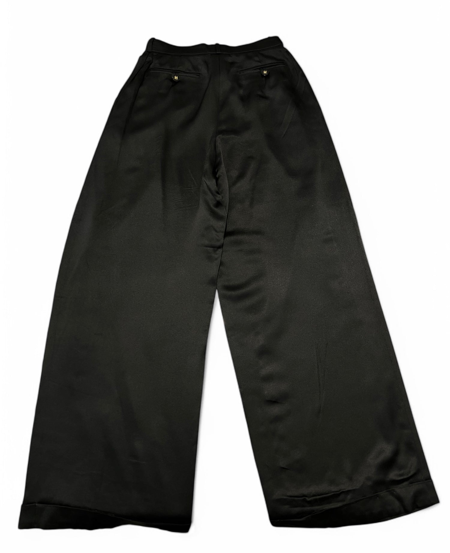 Chanel - Silk Pants Size 36
