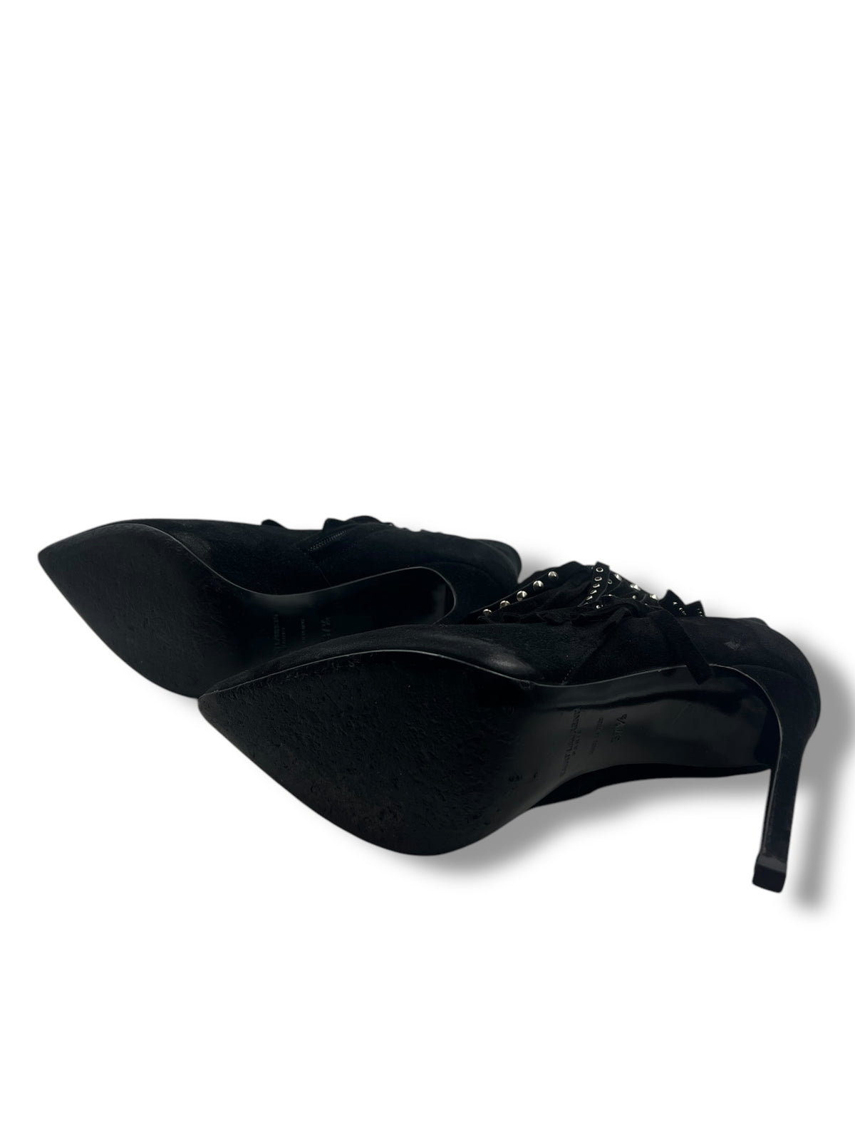 Saint Laurent - Fringed ankle boots size 37.5