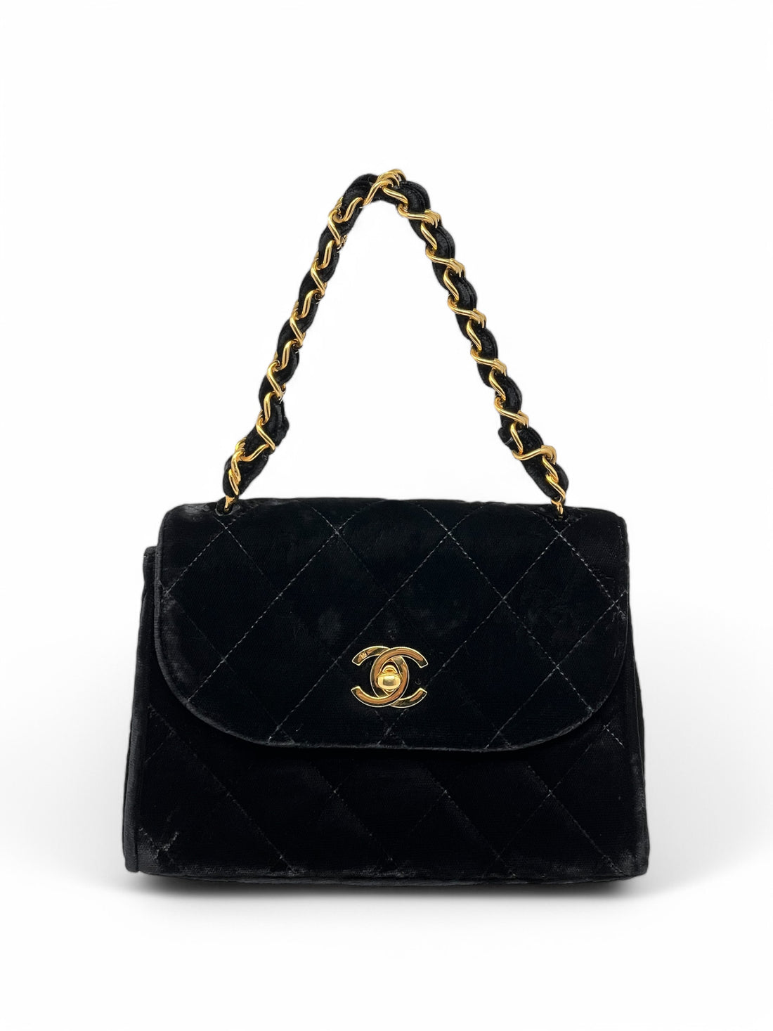 Chanel - Borsa a patta in velluto