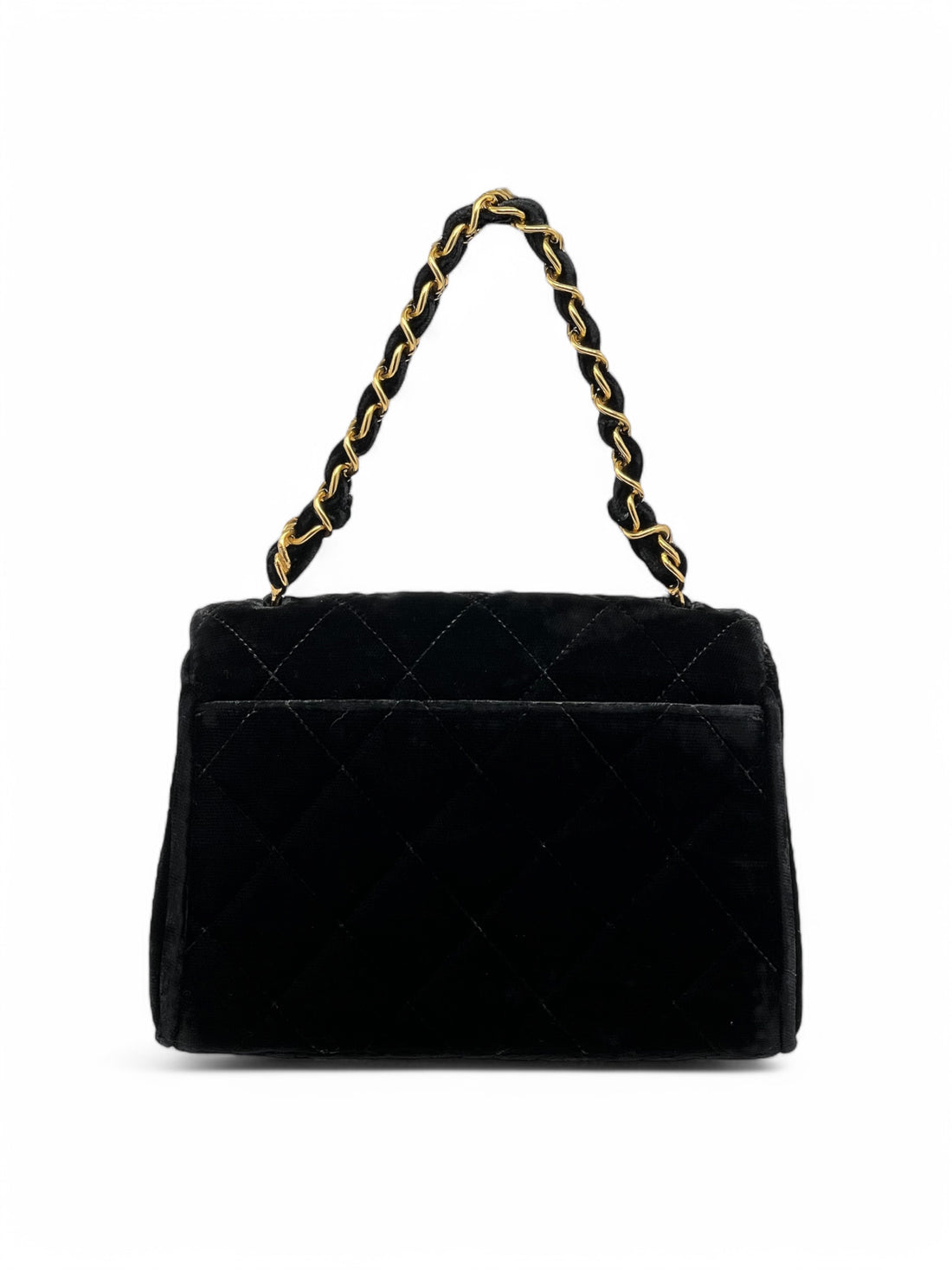 Chanel - Borsa a patta in velluto