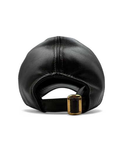 Céline - Casquette cuir vert